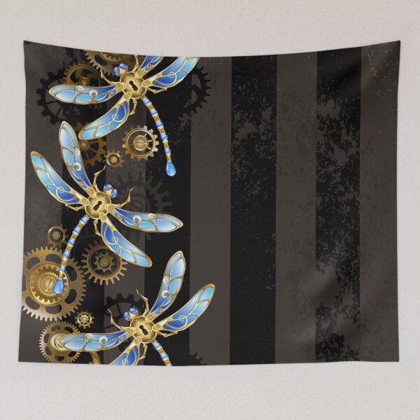 Item preview, Design with Mechanical Dragonflies ( Steampunk ) designed and sold by Blackmoon9.