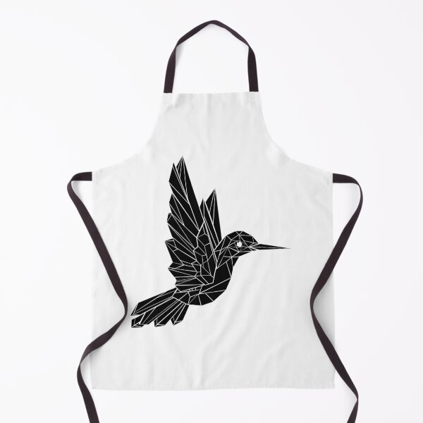 Item preview, Black Polygonal Hummingbird designed and sold by Blackmoon9.