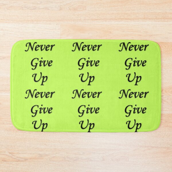Item preview, Never give up  designed and sold by Shahid1234.