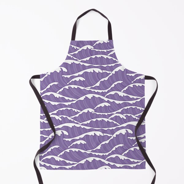 Item preview, Purple Ocean Waves - Vaporwave Pastel designed and sold by noryushi.