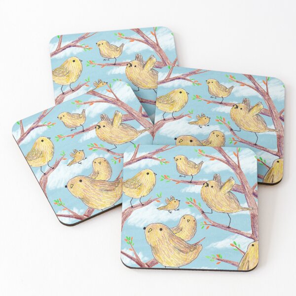 Item preview, Yellow Birds in a Tree designed and sold by SophieCorrigan.