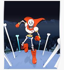 Undertale Papyrus Art Full Background Poster