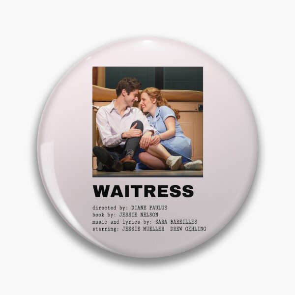 Item preview, Waitress Broadway poster designed and sold by avoidedcliche.