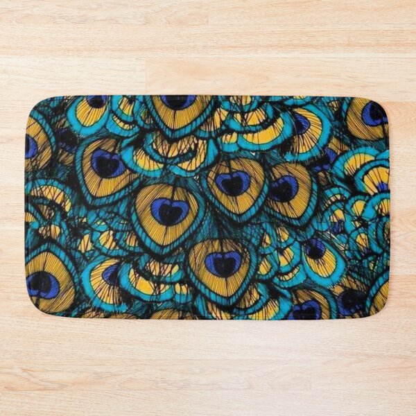 Item preview, Diseño abstracto de plumas de pavo real colorido designed and sold by Ashraf Can.