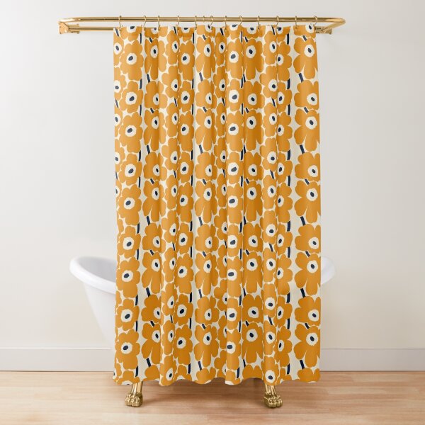 Yellow Orange Shower Curtains Redbubble