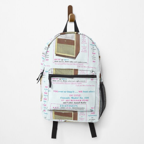 TELEVISION RENTAL ADVERT Backpack