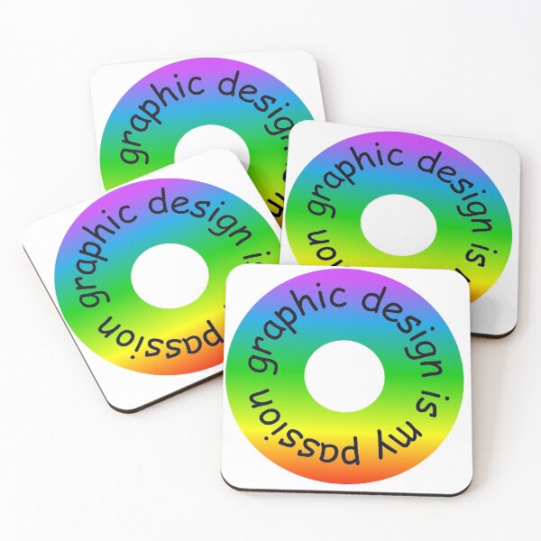 Item preview, Graphic design is my passion rainbow comic sans designed and sold by Marko Blagoevic.