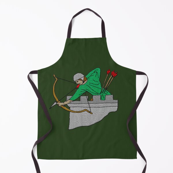 Item preview, Battlement Archer Medieval Embroidery by Patjila designed and sold by patjila.
