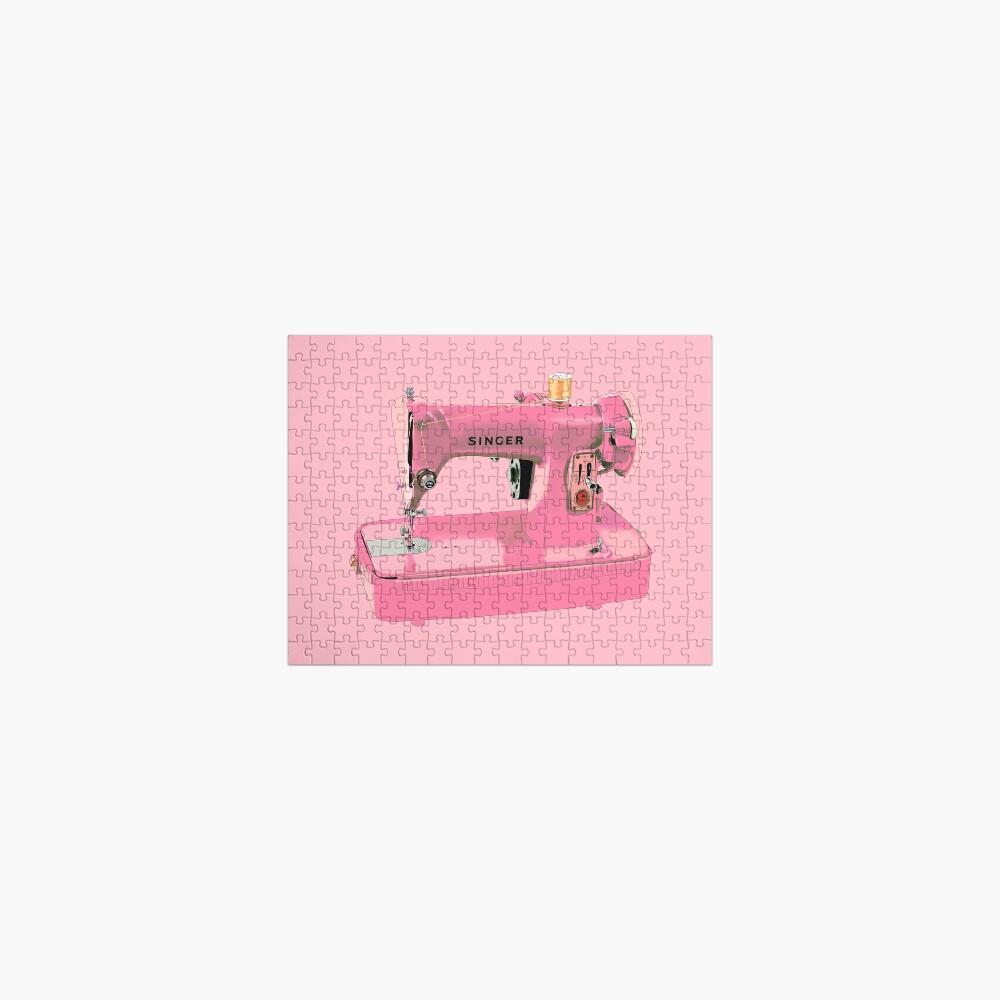 The pink Singer sewing machine Jigsaw Puzzle