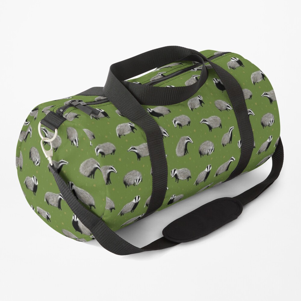 Badger Pattern Duffle Bag