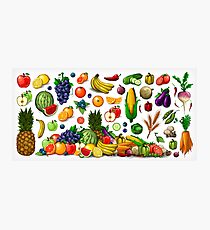Fruits and Vegetables. Photographic Print