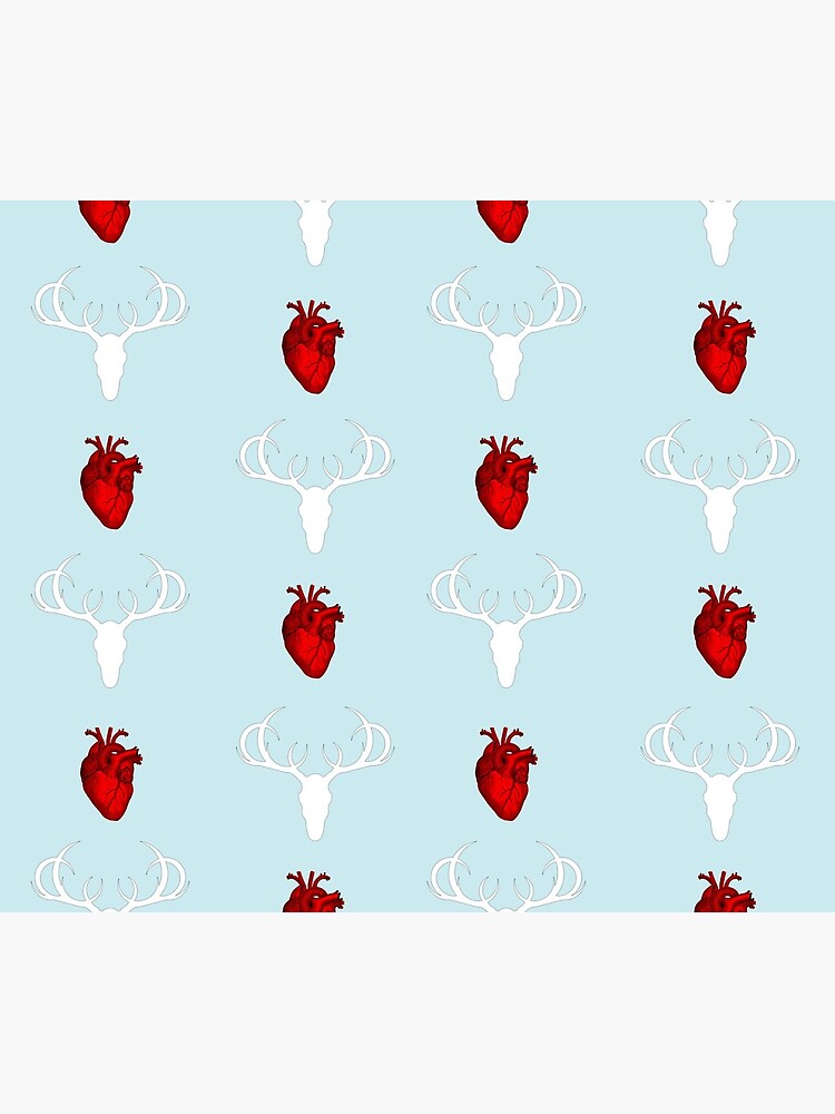 Hannibal Stag&Hearts Pattern by knoperee