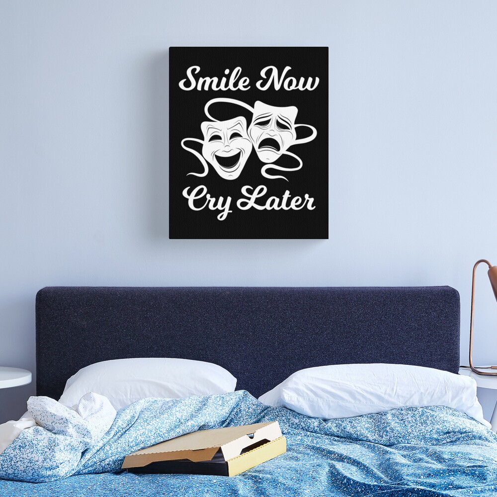 Smile Now Cry Later - Chicano Style Canvas Print for Sale by