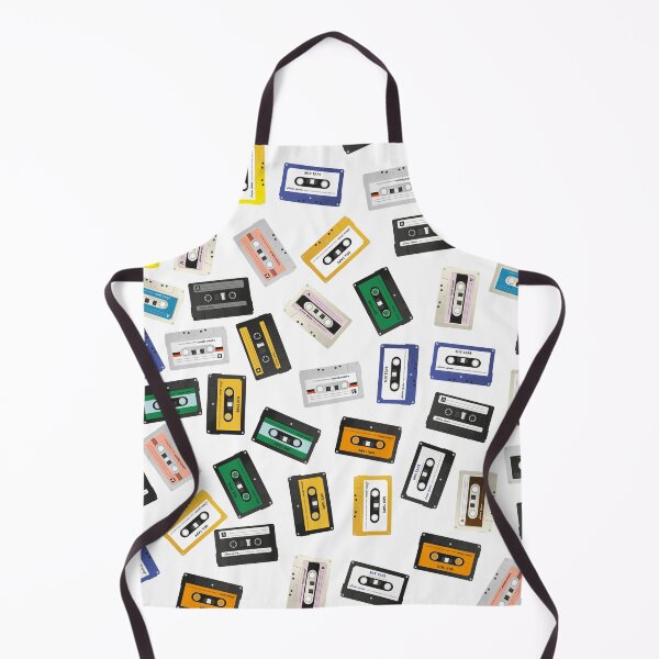 Item preview, Retro Vintage Cassette Tape Pattern designed and sold by graphicmeyou.