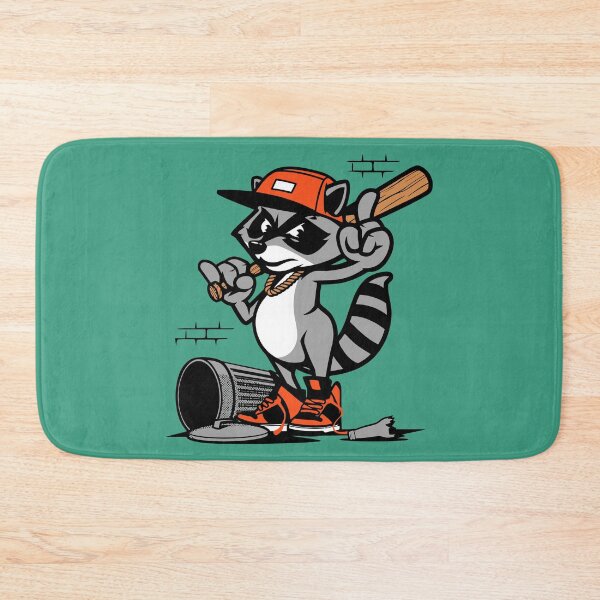 Item preview, Raccoon with baseball bat designed and sold by Nick Krav.