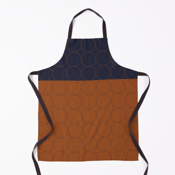 Item preview, Navy and Rust Circles I designed and sold by BlertaDK.