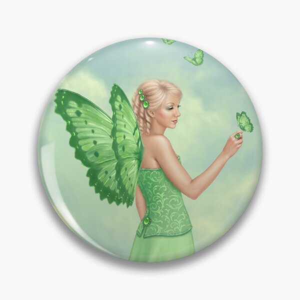 Item preview, Peridot Birthstone Fairy designed and sold by silverstars.