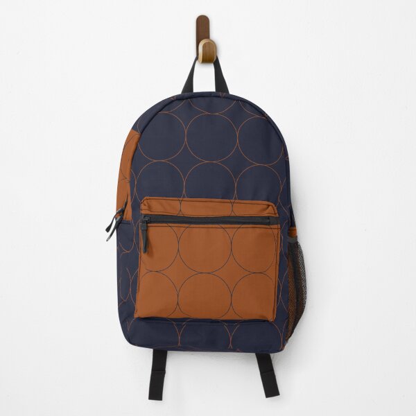 Item preview, Navy and Rust Circles II designed and sold by BlertaDK.