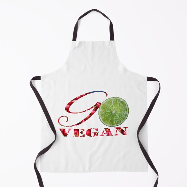 Item preview, Go vegan slogan cherries typography and lime quote for veggies  designed and sold by ankka.