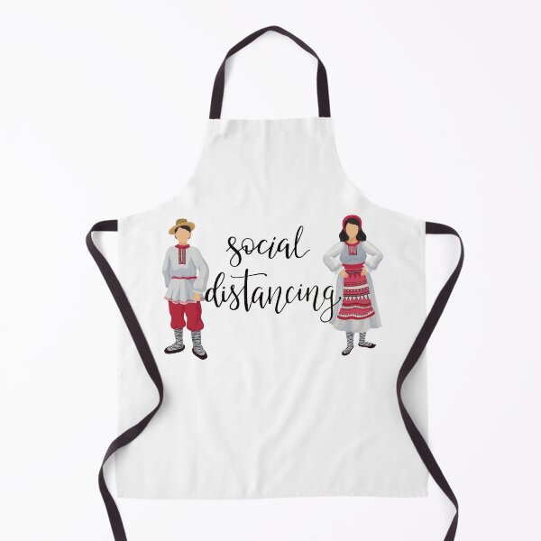 Item preview, SOCIAL DISTANCING MEN AND WOMAN EMBROIDERY designed and sold by corner-shop.