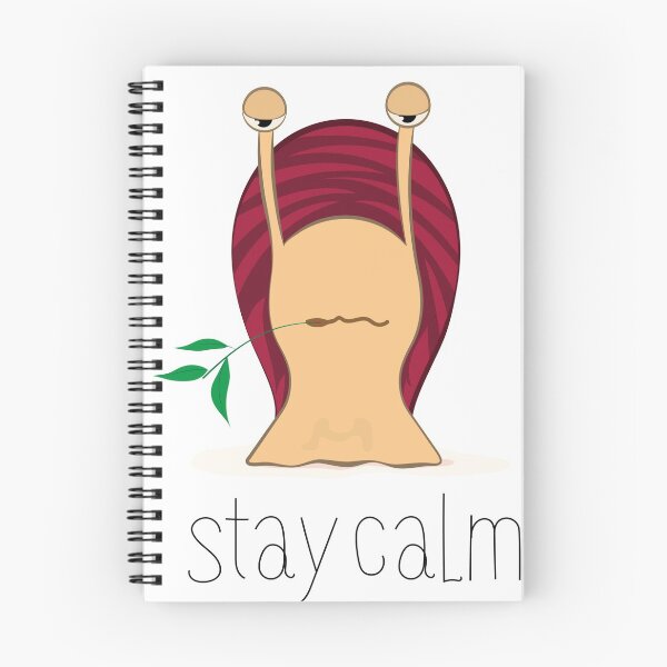 Item preview, Stay Calm Snail designed and sold by LADYGOODMOOD.