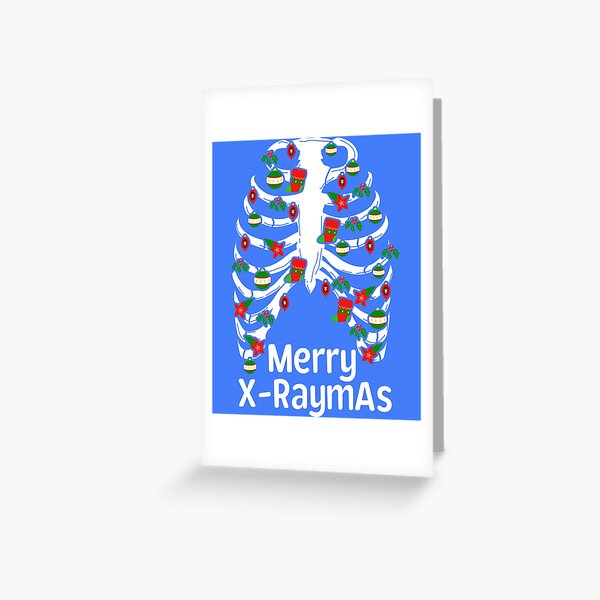 "Merry XRay mAs Radiology Tech Christmas" Greeting Card for Sale by