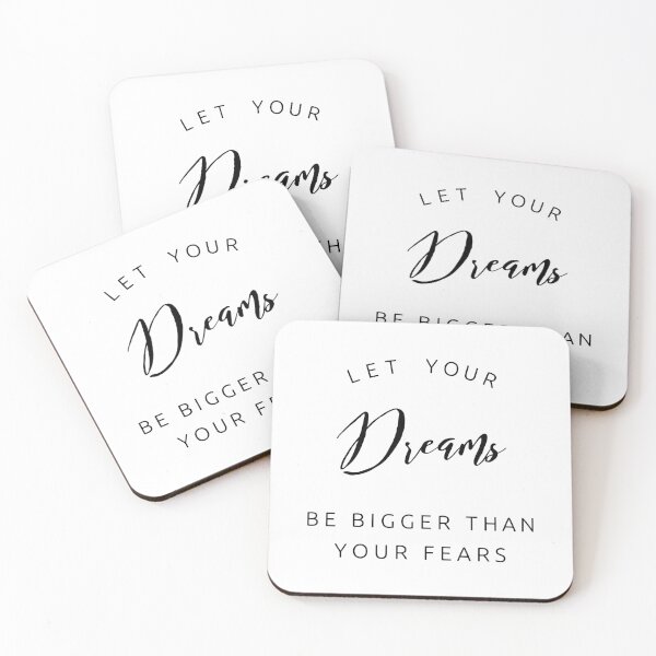 Item preview, Let your dreams be bigger than your fears designed and sold by 8-COUNT Co. Clothing.