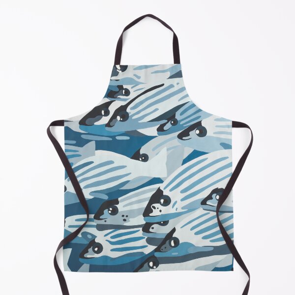 Item preview, School fish DEEP BLUE SEA designed and sold by Mirjam Griffioen.