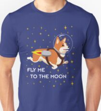 corgi in space shirt