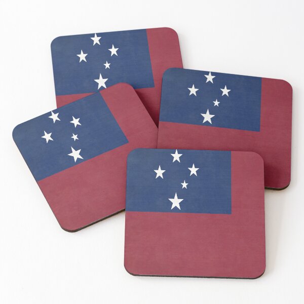 Item preview, Samoa Flag designed and sold by Finding Fortuity.