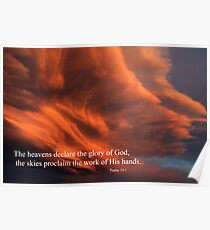Psalm 19:1 Poster