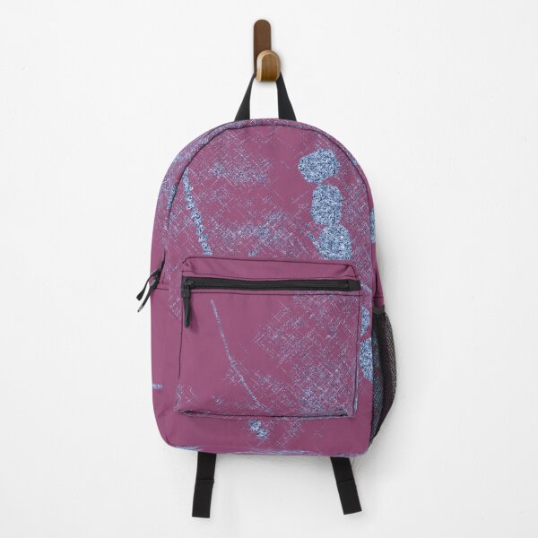 Item preview, Purple cassis and faux silver blue glitter metallic abstract design designed and sold by ankka.