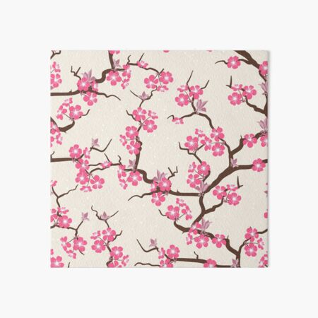 Sakura Flowers Art Board Print