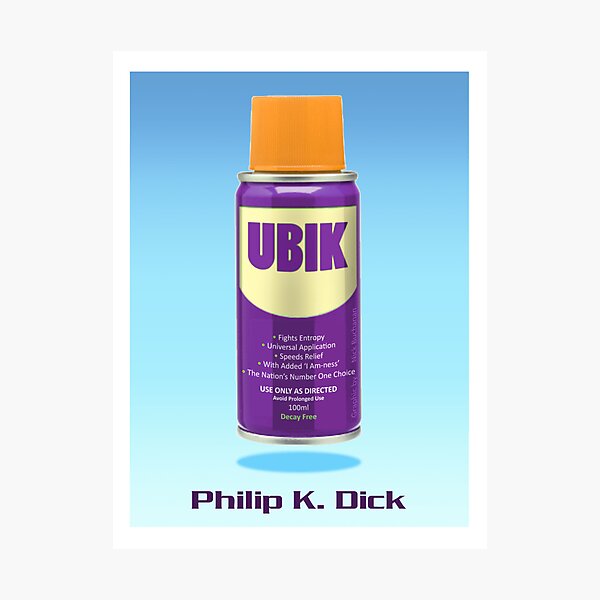 Item preview, UBIK by Philip K.Dick designed and sold by PaliGap.