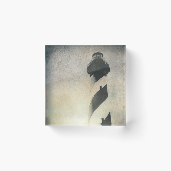 Item preview, Cape Hatteras Lighthouse on Outer Banks, NC.  B&W painting of Caper Hatteras lighthouse  designed and sold by rfoxphoto.