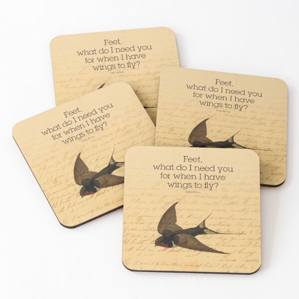 Item preview, Frida Kahlo Quotes Print Swallow Fly Quotes birds  designed and sold by retrobox.