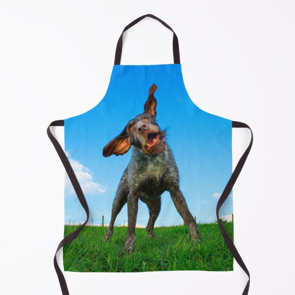 Item preview, Crazy happy German Wirehaired Pointer  designed and sold by FOLK ART FUSION by heidiannemorris.