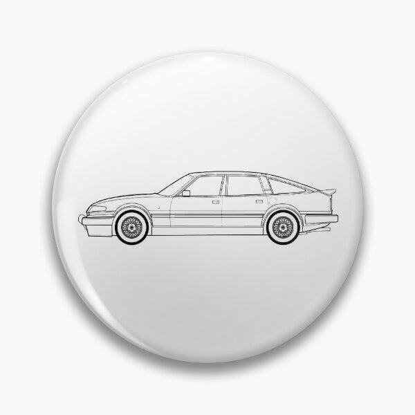 Item preview, Rover SD1 Vitesse Outline Drawing designed and sold by RJWautographics.