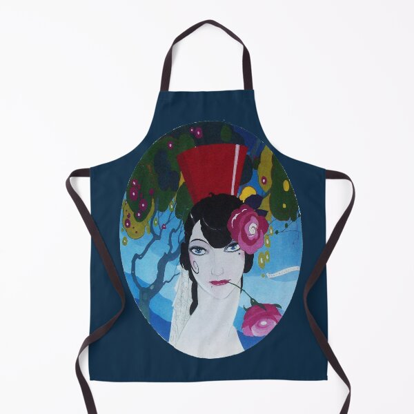 Item preview, SPANISH WOMAN HEAD WITH ROSES Art Deco designed and sold by BulganLumini.