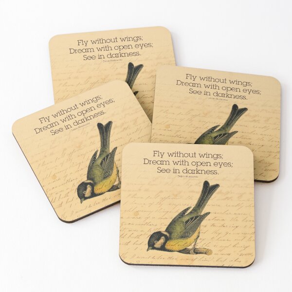 Item preview, Bird Fly Quotes Print Swallow Fly Quotes bird designed and sold by retrobox.