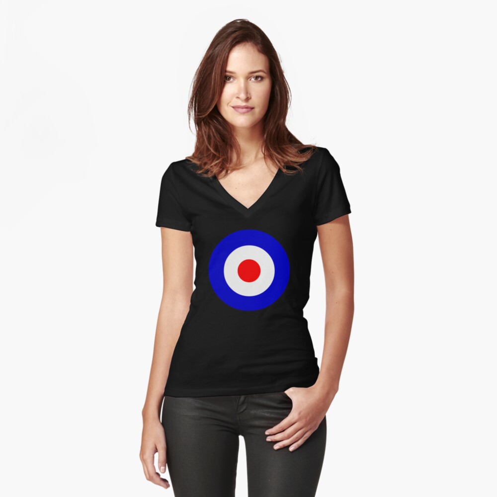 Item preview, Fitted V-Neck T-Shirt designed and sold by sweetsixty.