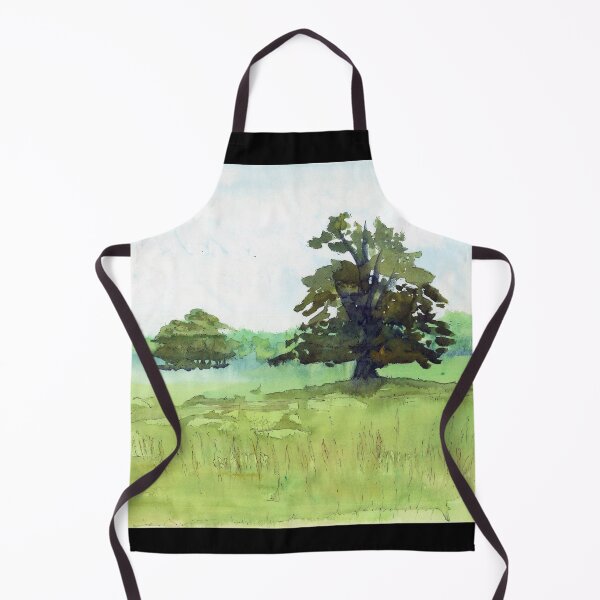 Artikelvorschau, Aquarell einer Wiese in Melbourne, Derbyshire entworfen und verkauft von WaterGardens.