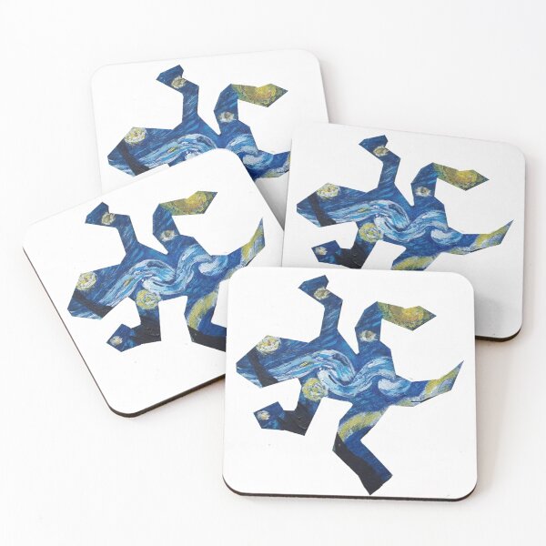 Item preview, Escher Lizard Starry Night designed and sold by ChrisSymesArt.