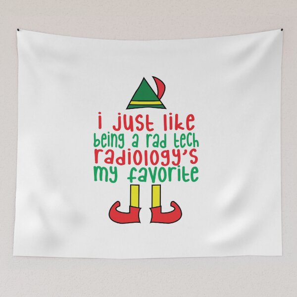 Item preview, Radiology Tech Elf For Christmas designed and sold by GriffsGraphix.