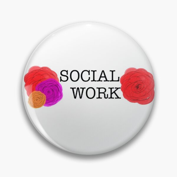 Item preview, Social work floral designed and sold by Niftysocialwork.