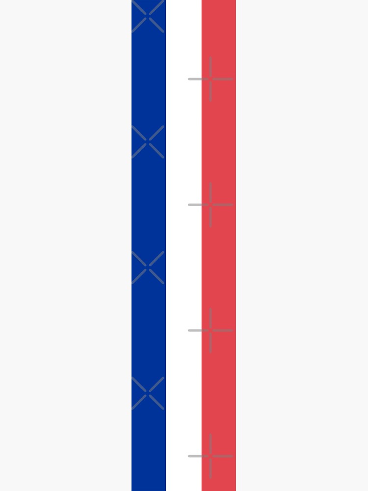 Aperçu 3 sur 3. Sticker avec l'œuvre Drapeau français créée et vendue par Filalidesign.