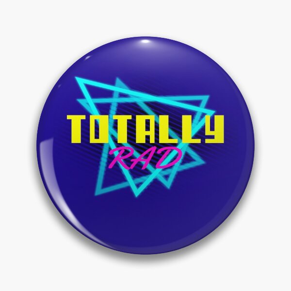 Item preview, 80's retro Totally Rad Sticker designed and sold by Bradford Adams.
