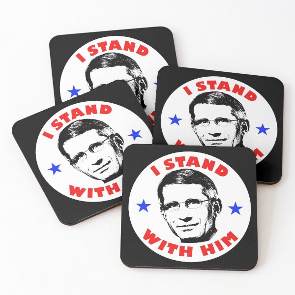 Item preview, I Stand With Him Support Fauci  designed and sold by everyspender.