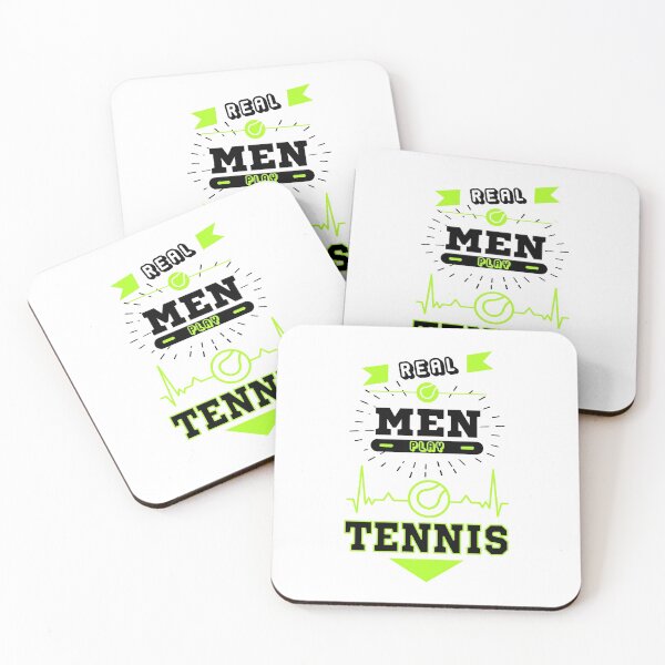 Item preview, real men tennis quote designed and sold by pirminio.