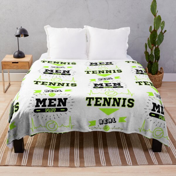 Item preview, real men tennis quote designed and sold by pirminio.